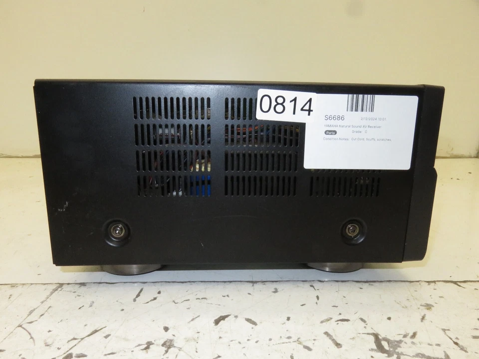 Yamaha RX-V367 Natural Sound Stereo Receiver - Parts/Repair - Cut Cord - Image 2 of 4