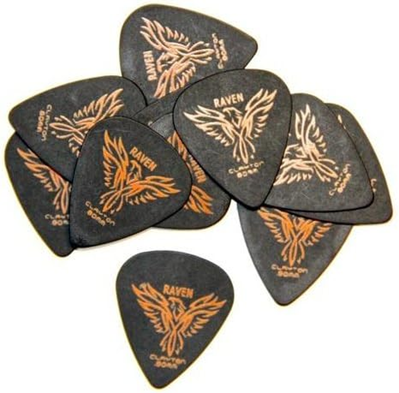 Black Raven Standard Guitar Picks .80 Mm 1 Dozen