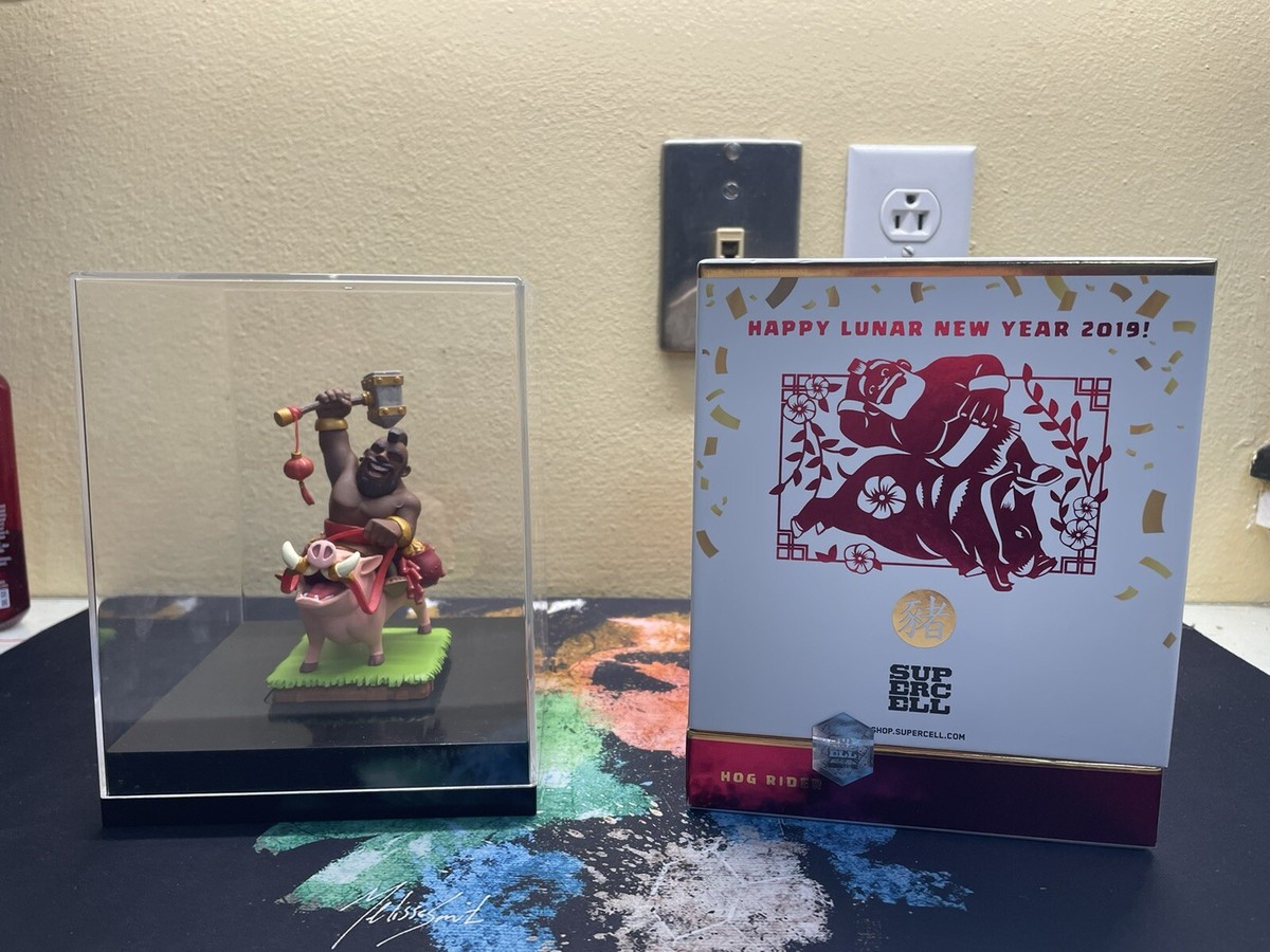 Rare Supercell Clash of Clans / Clash Royale Hog Rider Statue
