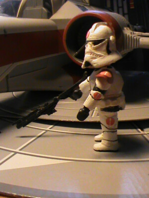 PLAYMOBIL CUSTOM OFICIAL FUERZA AEREA CLON ( STAR WARS II ) REF-0140 BIS