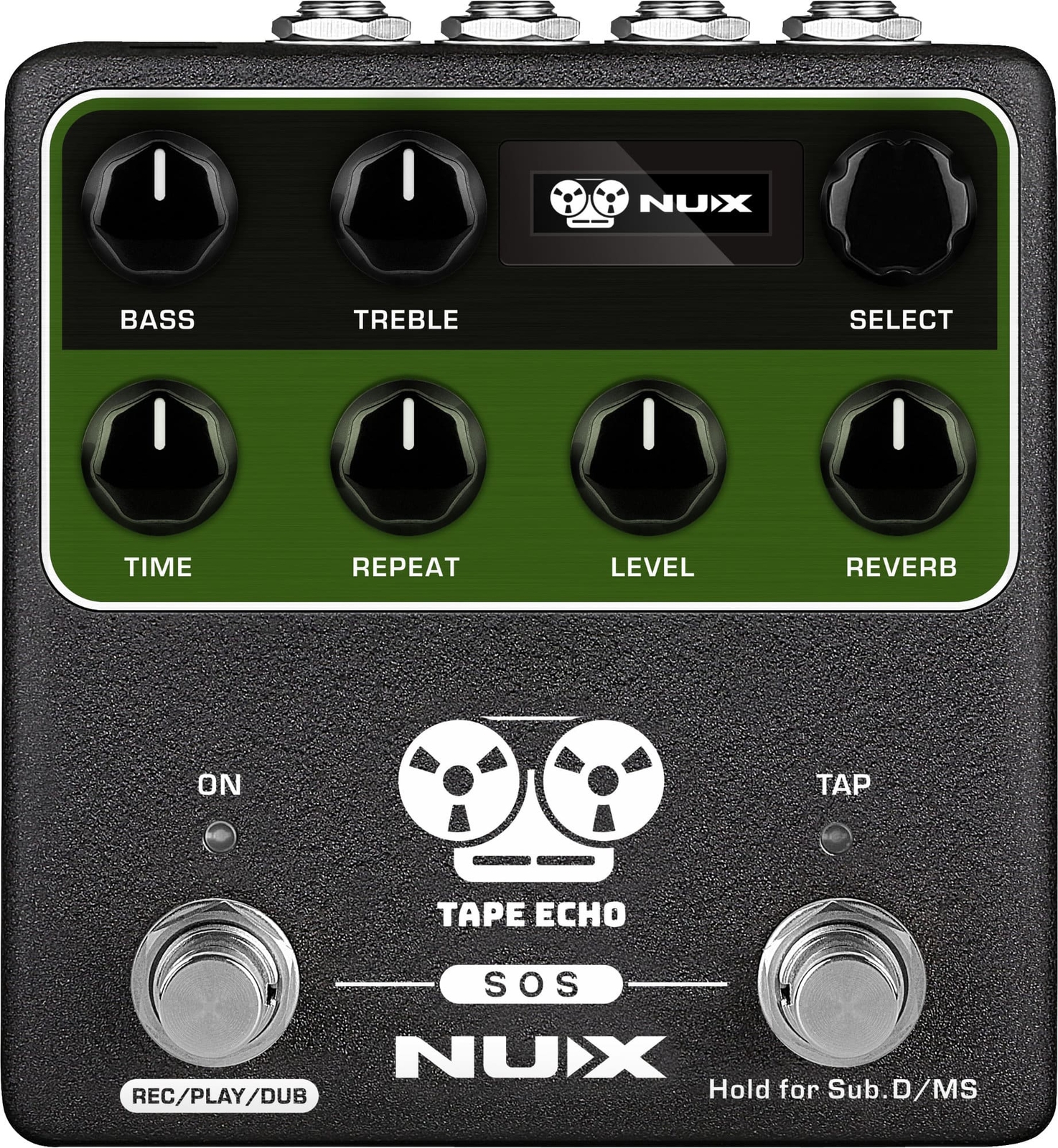 NUX Tape Bandecho Delay Effektpedal Педаль электронной гитары с винтажным эффектом и цифровым басом