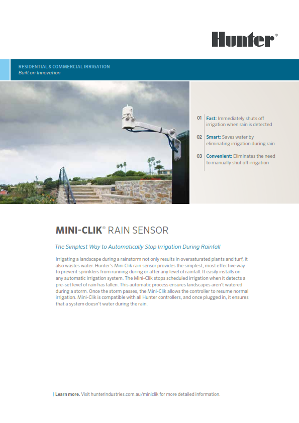 Hunter MiniClik Rain Sensor eBay