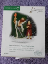 DEPT 56 DICKENS' Accessory GHOST OF CHRISTMAS PRESENT VISITS SCROOGE  (T) NIB