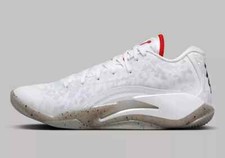 Nike Air Jordan Zion 3 White Red Basketball Sneakers Retro DR0675-106 Mens Size