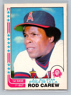 1982 O-Pee-Chee Rod Carew #36 - California Angels - Canadian/French