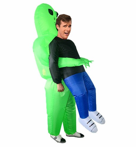 Adulti Gonfiabile ALIEN prendermi Costume Halloween ALIENO Costume | eBay
