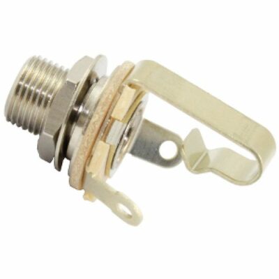 ALL PARTS MONO JACK STECKDOSE FÜR SWITCHCRAFT GITARRE - ''LONG THREAD'' NICKEL - EP