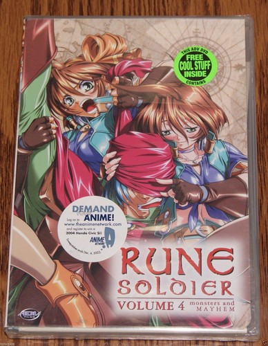 Rune Soldier: Monsters and Mayhem Vol. 4 (DVD, 2003) Episodes 13 - 16 BRAND NEW - Picture 1 of 4