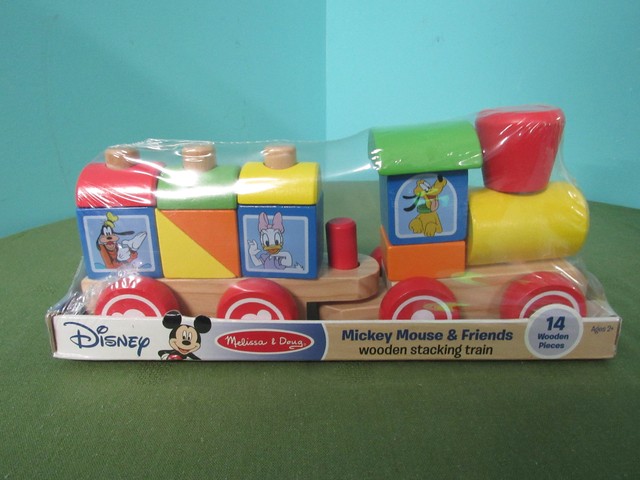 melissa & doug mickey mouse & friends nesting & stacking blocks baby toy