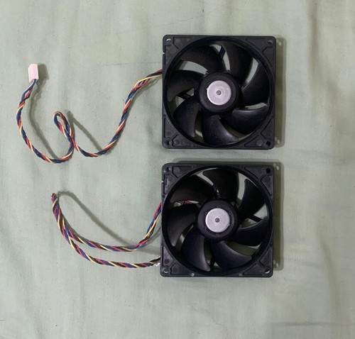 Two Nidec T92T12MHA7-57 92MM PWM Fans - Picture 2 of 2
