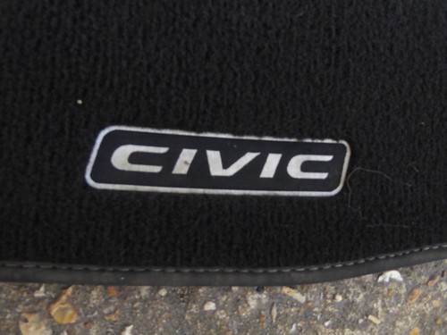 GENUINE HONDA CIVIC 2016-2021 CARPET FLOOR MATS BLACK 08P15TEA510A UK VGC - Picture 2 of 8