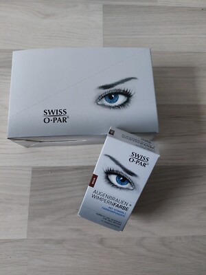 5 x Swiss O Par Wimpernfarbe/Augenbrauenfarbe   je 12 Anwendungen   braun