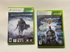 2 Game Lot Warner Brothers WB Shadow of Mordor + Batman Arkham Asylum Xbox 360