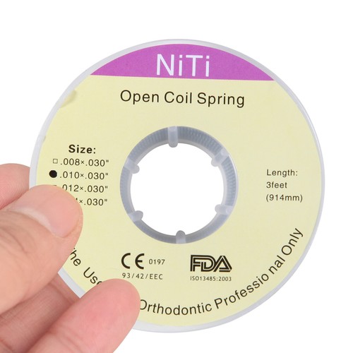 Dental Orthodontic Niti Open Coil Spring Spool .012/010 Inch 914mm st - Picture 11 of 18