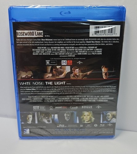 Rosewood Lane/ White Noise: the Light (Blu-ray, Double Feature) NEW, SEALED - Picture 2 of 5