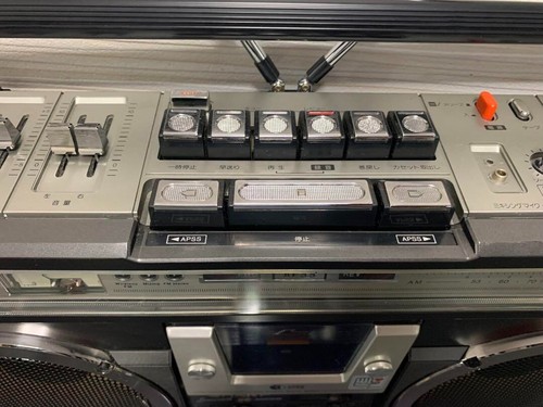 SHARP GF-305SB Searcher Stereo Cassette Recorder APSS WhiteCone Speakers Vintage - 第 3/16 張圖片