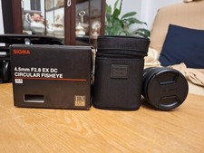 Sigma 4.5mm F2.8 EX DC Circular Fisheye Lens