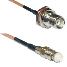 RG316 TNC FEMALE BULKHEAD to FME FEMALE RF Cable Rapid-SHIP LOT