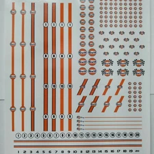  1/64 for hot wheels waterslide decals gulf oil racing MADE IN THE USA!