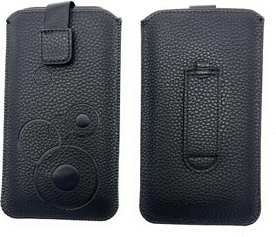 Handy Tasche Etui Schutz Hülle Sleeve Circle Case schwarz für Xiaomi Mi 9 lite