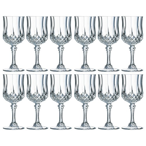 Eclat Cristal d'Arque Longchamp Cognac Wine Tumbler Champagne Crystal Glasses - Picture 18 of 71