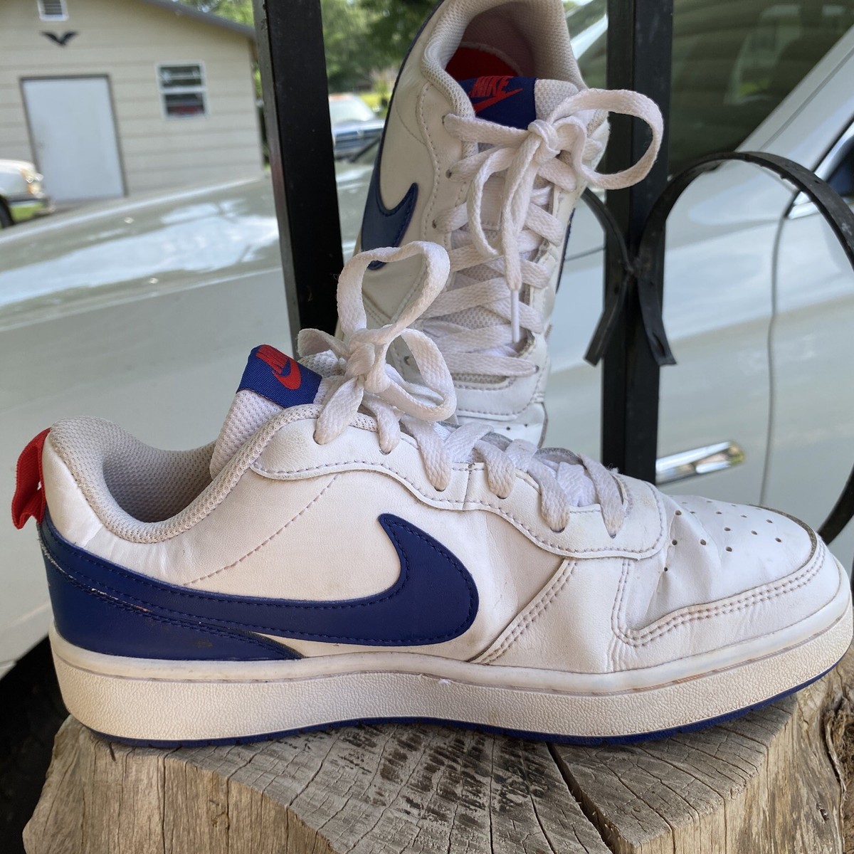 NIKE - Y Nike Air Max AP Shoes Men's Size 9 White Bright Crimson