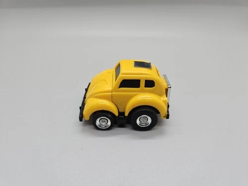 Vintage G1 Transformers Bumblebee 1985 Rubsign Yellow VW Beetle Takara Japan