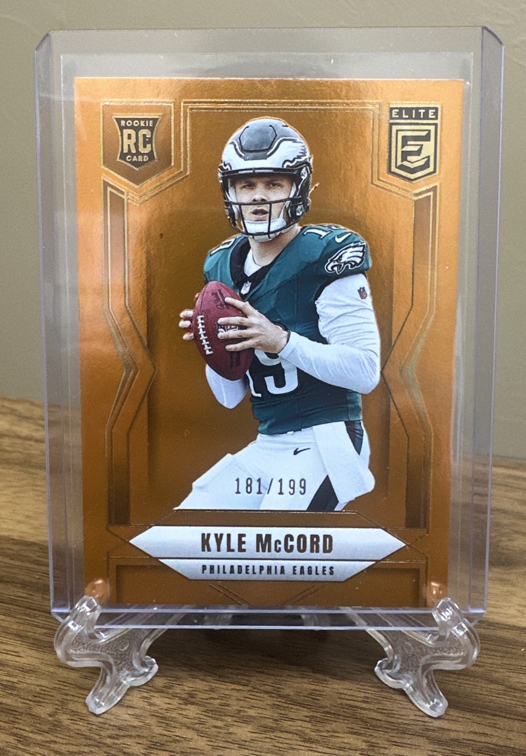 2025 Donruss Elite Football KYLE McCORD #171 Rookie Orange 181/199 - Eagles 🦅