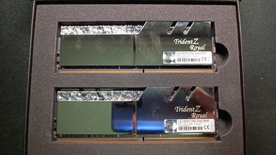 32GB G.Skill DDR4 Trident Z Royal Silver 3600Mhz CL-16-19-19-39