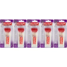 5 Pack The Doctors Brushpicks Interdental Toothpicks 120 Count Ea 600 Picks