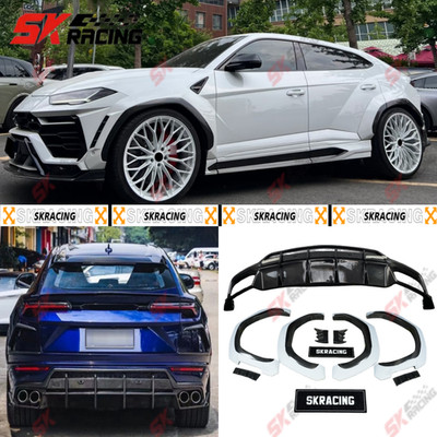 Rear Diffuser Fender Flare Wheel Arch Cover Kits Fits Lamborghini Urus 2018-2022
