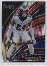 2025 Panini Select Club Level Red & Blue Shock Prizm Andrew Mukuba #291 1hr4