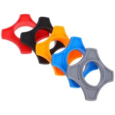 5pcs Microphone Silicone Stand Skidproof Circle Mic Anti-slip Ring Replacement