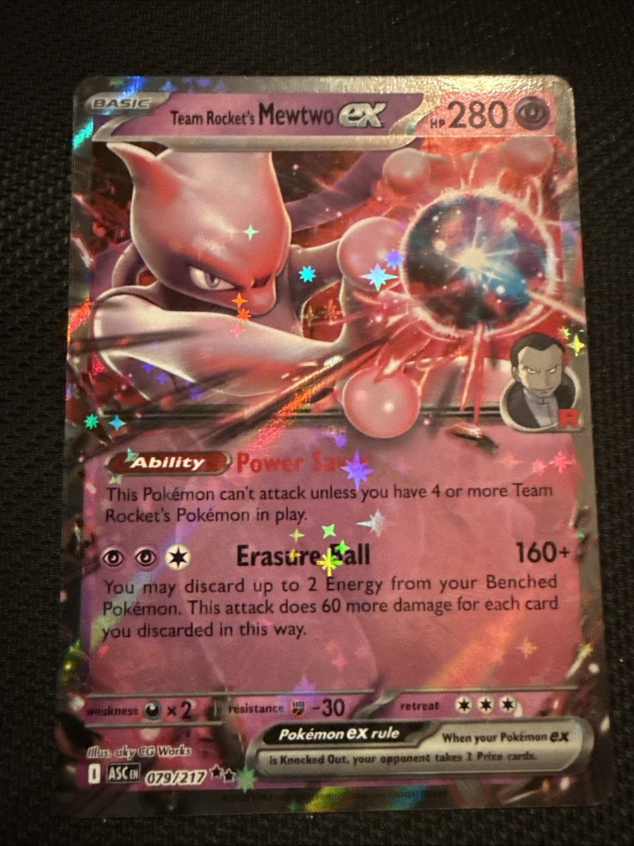 Team Rocket's Mewtwo Ex 079/217 - ME Ascended Heroes English | eBay
