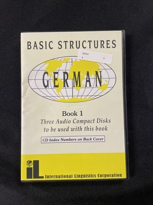 Learnables Basic Structures: German Book 1 Audio CDs - International Linguistics