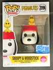 Funko Pop! Animation Peanuts Snoopy & Woodstock Flocked Figure 2096 EE Exclusive