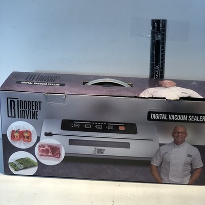 Robert Irvine Kitchen Digital Vacuum Sealer Model CRKA-DVSWB-5