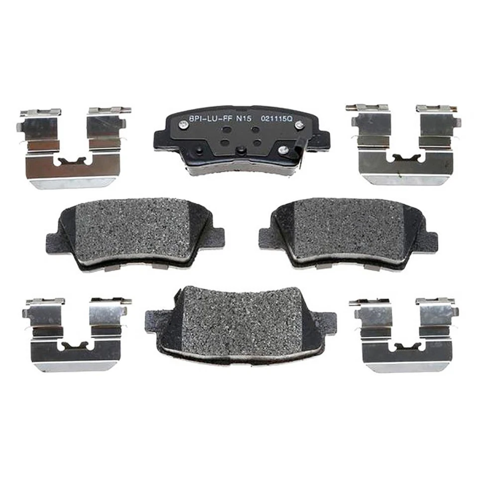 Compatível com 2017 Kia Rio rotores de freio dianteiro traseiro e pastilhas de freio de cerâmica - Raybestos - Imagem 2 de 4