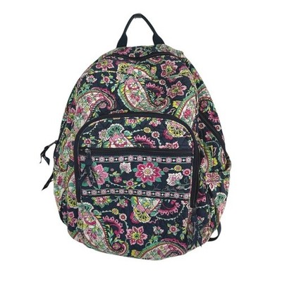 Vera Bradley Navy and Purple Floral Quilted Backpack Vera Bradley | Bags | Vera Bradley Purple And Blue Quilted  main image 3