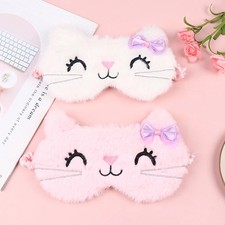 Kids Sleep Mask Lightweight Eye Cover with Anime Cartoon Design for Travel Rest