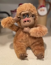 Vintage Russ Berrie Rutherford III Sucks Thumb Gorilla Stuffed Toy Monkey Plush