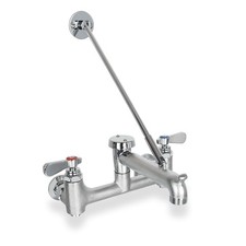 Commercial Mop Sink Faucet with Vacuum Breaker, Wall Mount Service Sink Fauce...