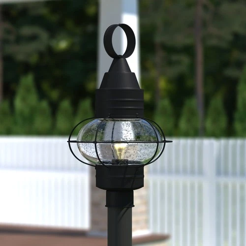 Vaxcel Lighting OP21835 Black Chatham 1-Light Outdoor Post Light - Picture 2 of 8