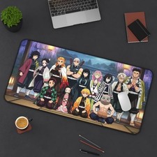 Demon Slayer Hashira Characters Theme Desk Mat, Demon Slayer Mouse Pad Q8394