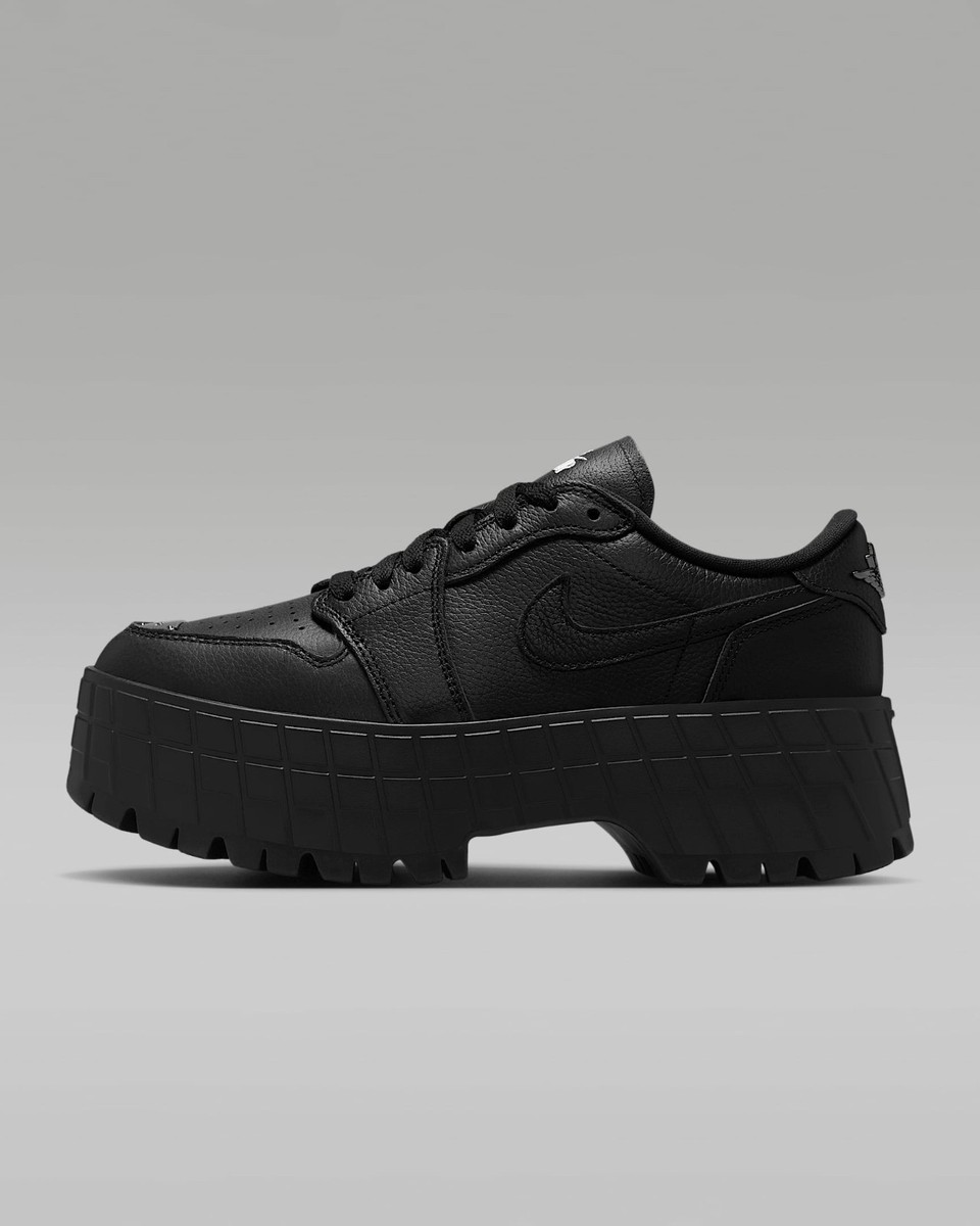Nike Women's Air Jordan 1 Brooklyn Low - Black/White - HF3184-001