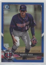 2018 Bowman Chrome Prospects Blue Refractor 102/150 Wander Javier #BCP134 z5m