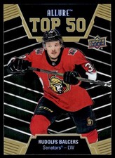 2019-20 Upper Deck Allure Top 50 Rudolfs Balcers Ottawa Senators #T50-33