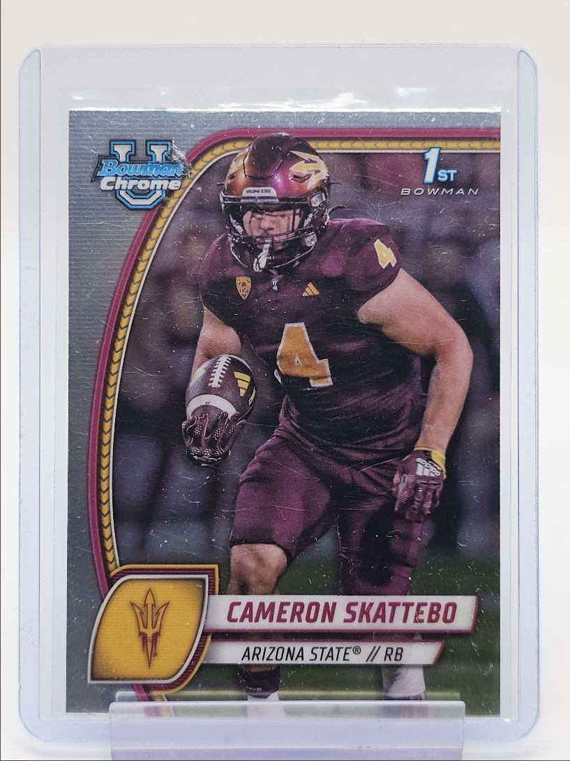 CAMERON SKATTEBO 2024 BOWMAN UNIVERSITY CHROME 1ST ARIZONA STATE Q1300