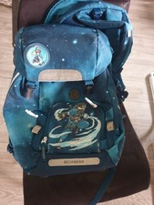 Schulranzenset 5 tlg Beckmann, Ninjago, Petrol farbig, mit Regenhaube