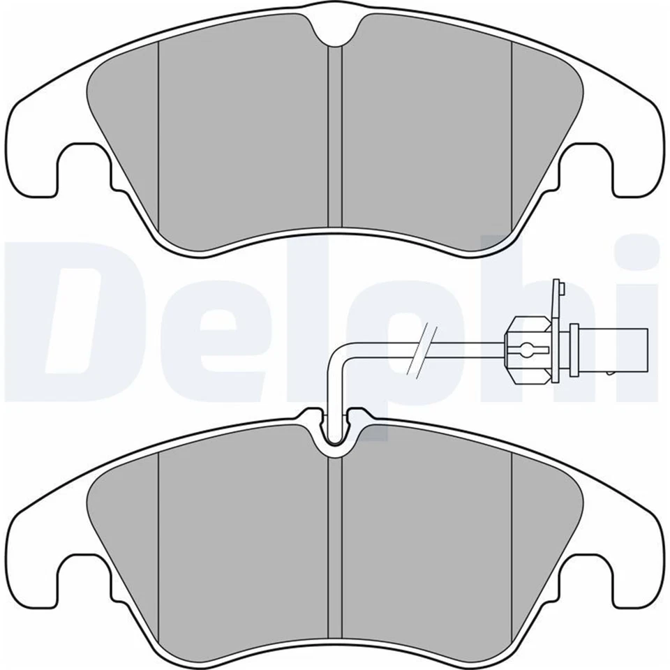 DELPHI Dischi Freno 320mm + Pastiglie Anteriori Adatto A per Audi Q5 8R Anno - Immagine 2 di 3
